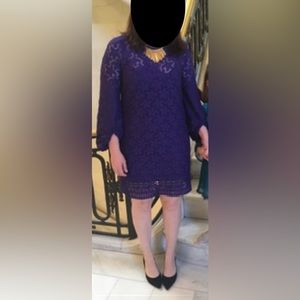 Laundry by Shelli Segal lace shift dress size 12